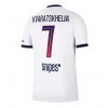 Paris Saint-Germain Khvicha Kvaratskhelia #7 Bortedrakt 2026-27 Kortermet